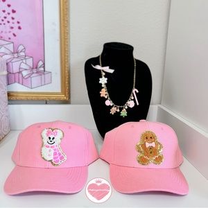 Custom made Pink Christmas hat